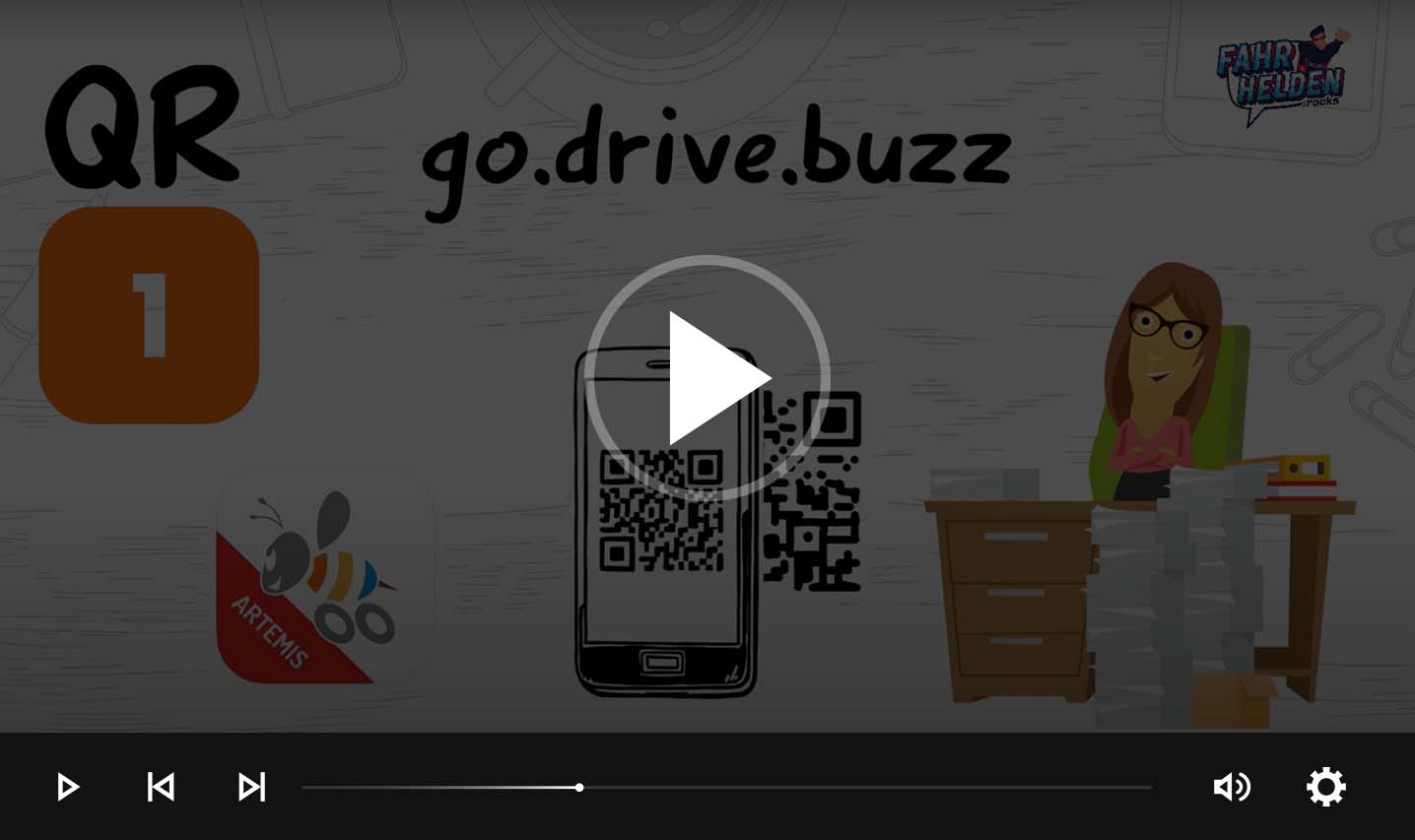 Anmeldung mit der drive.buzz App